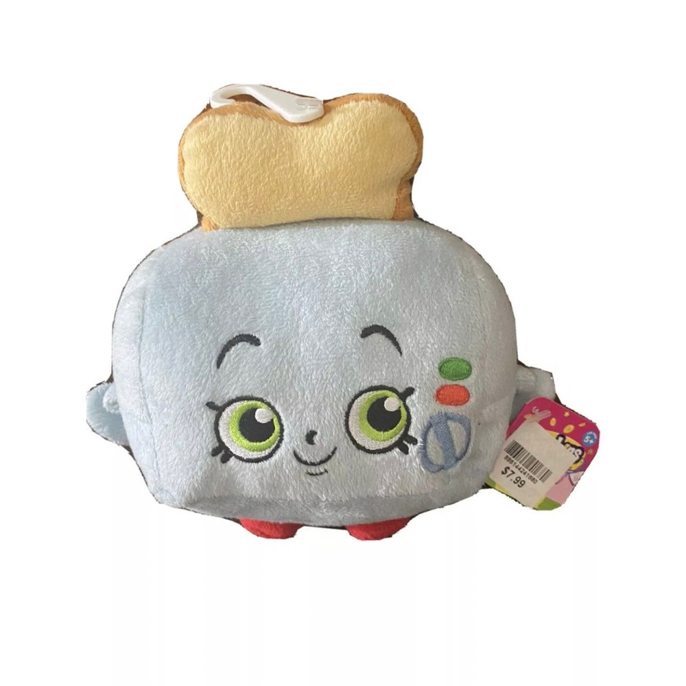 SHOPKINS SOFT TOASTY POP TOASTER PLUSH STUFFED ANIMAL Doll Toy
